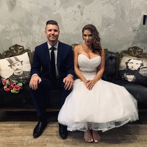 MORIE LEE 5108 Fit and Flare Wedding Dress